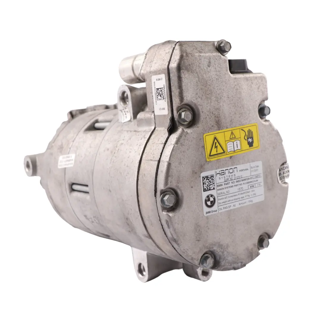 Condition Conditioning Compressor A/C to BMW F30 F45 G20 G30 Mini F60 Air with Part number 9496106 BMW F30 F45 G20 G30 Mini F60 Air Condition Conditioning Compressor A/C - SKU 9496106 - Part number 9496106