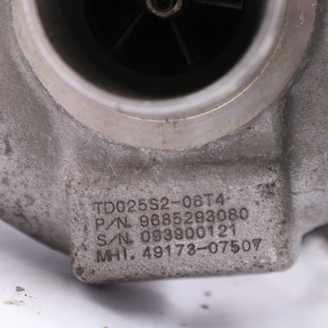 Citroen Berlingo B9 1.6 HDI Diesel turbocompressore per con numero di parte 9685293080 Citroen Berlingo B9 1.6 HDI Diesel turbocompressore - SKU 9685293080 - Numero di parte 9685293080