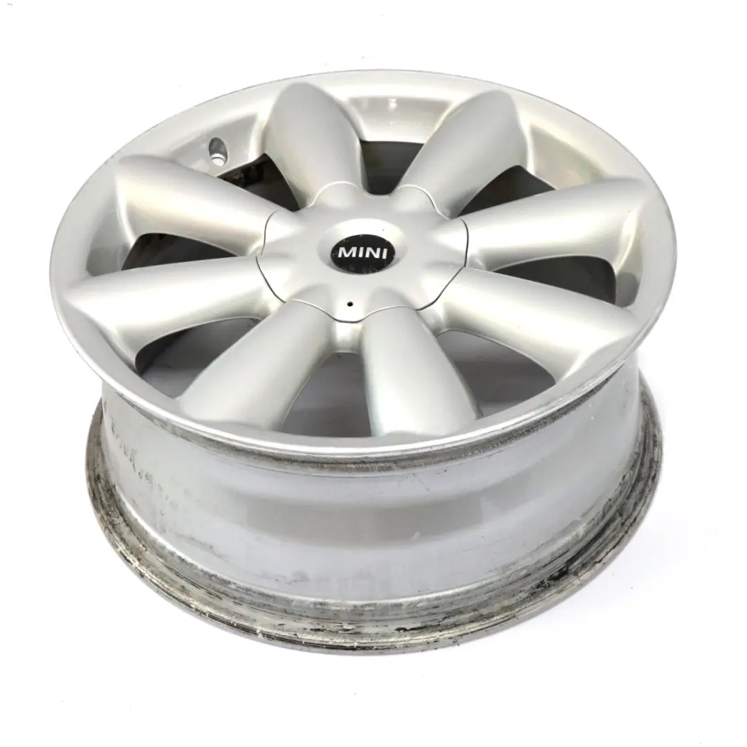 Mini Cooper R60 R61 Silver Wheel Alloy Rim 18" ET:52 7,5J Turbo Fan 126 - SKU 9803724-4 - Part number 9803724
