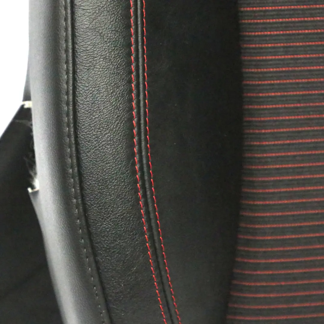 MINI R60 Front Seat Left N/S Backrest Sport Cloth Leather Parallel Lines Red - SKU 9805155-3 - Part number 9805155