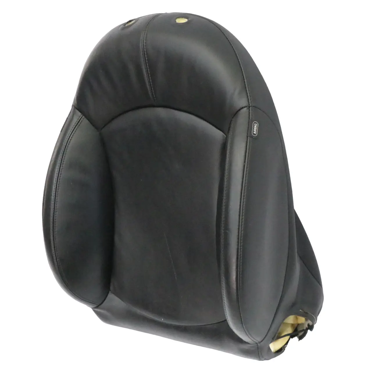 Mini Cooper R60 Front Sport Seat Backrest Left N/S Leather Gravity Carbon Black