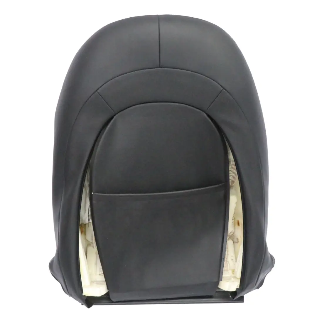 Schienale del sedile anteriore sportivo sinistro in pelle nera per Mini Cooper R60 con numero di parte 9806611 Mini Cooper R60 Schienale del sedile anteriore sportivo sinistro in pelle nera - SKU 9806611 - Numero di parte 9806611