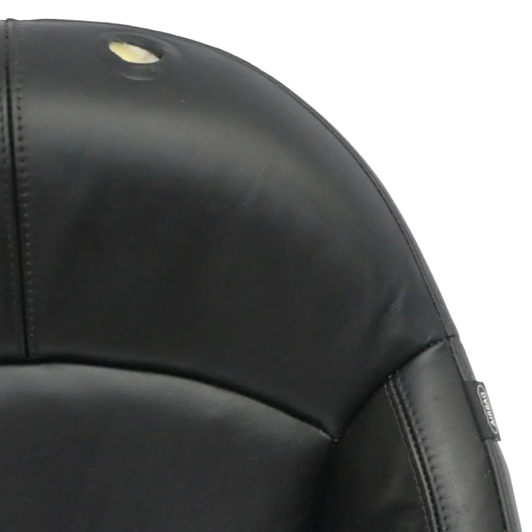 Schienale del sedile anteriore sportivo sinistro in pelle nera per Mini Cooper R60 con numero di parte 9806611 Mini Cooper R60 Schienale del sedile anteriore sportivo sinistro in pelle nera - SKU 9806611 - Numero di parte 9806611