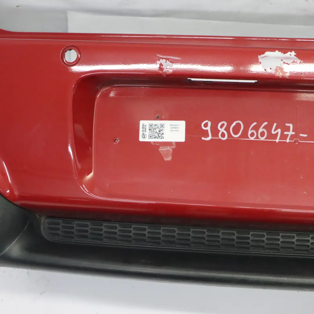 Heckstoßstange Cooper S PDC Blazing Red Metallic - B63 für Mini Countryman R60 mit Teilenummer 9806647 Mini Countryman R60 Heckstoßstange Cooper S PDC Blazing Red Metallic - B63 - SKU 9806647-BRMII1 - Teilenummer 9806647