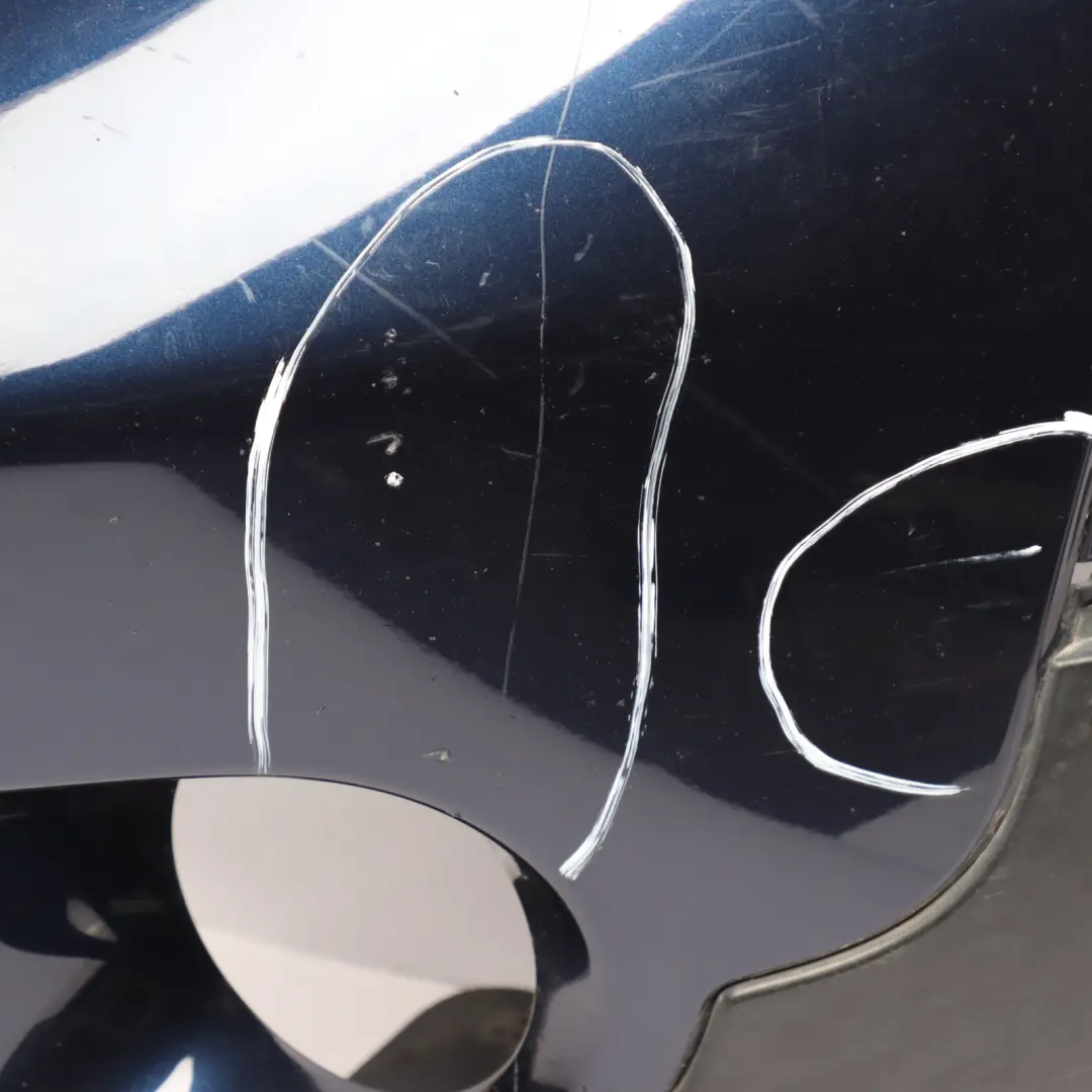 Front Bumper Mini R60 R61 Complete Trim Panel Cosmic Blue Metallic - B13 to with Part number 9807196 Front Bumper Mini R60 R61 Complete Trim Panel Cosmic Blue Metallic - B13 - SKU 9807196-COB2 - Part number 9807196