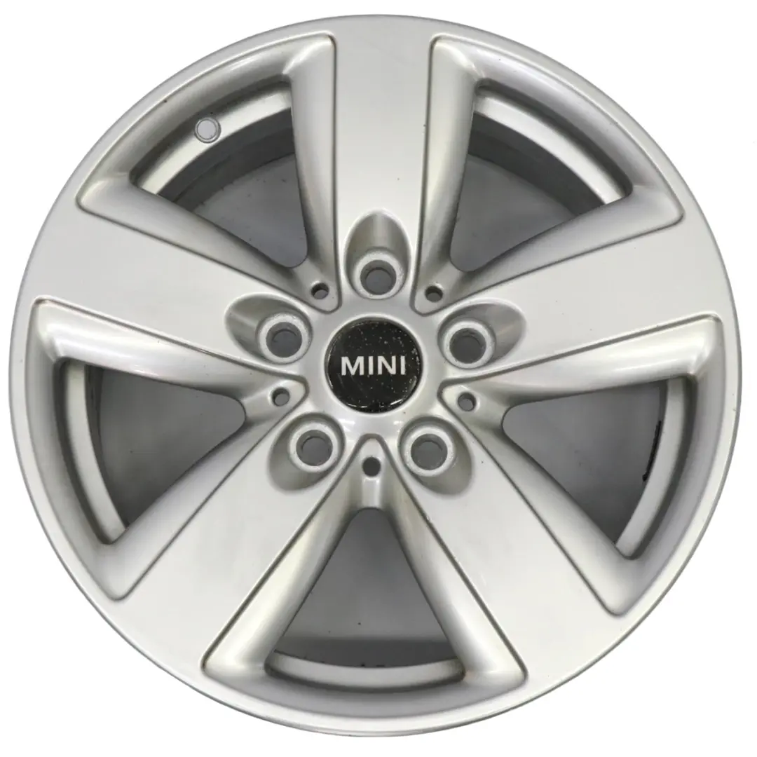 Mini R60 R61 Silver Wheel Alloy Rim 16" 6,5J ET:46 5 Star Air Spoke 140 - SKU 9811729-4 - Part number 9811729