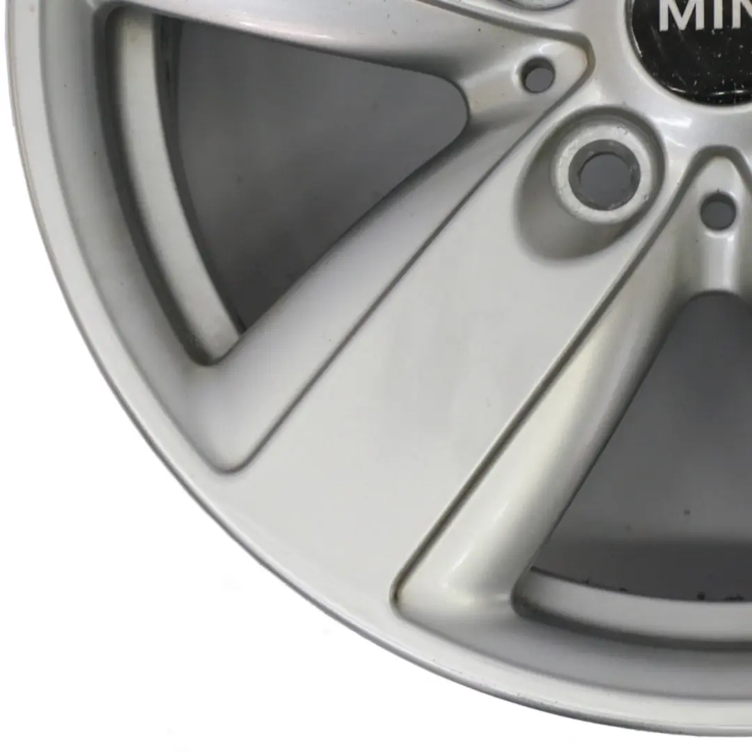 Alloy Rim 16" 6,5J ET:46 5 Star Air Spoke 140 to Mini R60 R61 Silver Wheel with Part number 9811729 Mini R60 R61 Silver Wheel Alloy Rim 16" 6,5J ET:46 5 Star Air Spoke 140 - SKU 9811729-4 - Part number 9811729