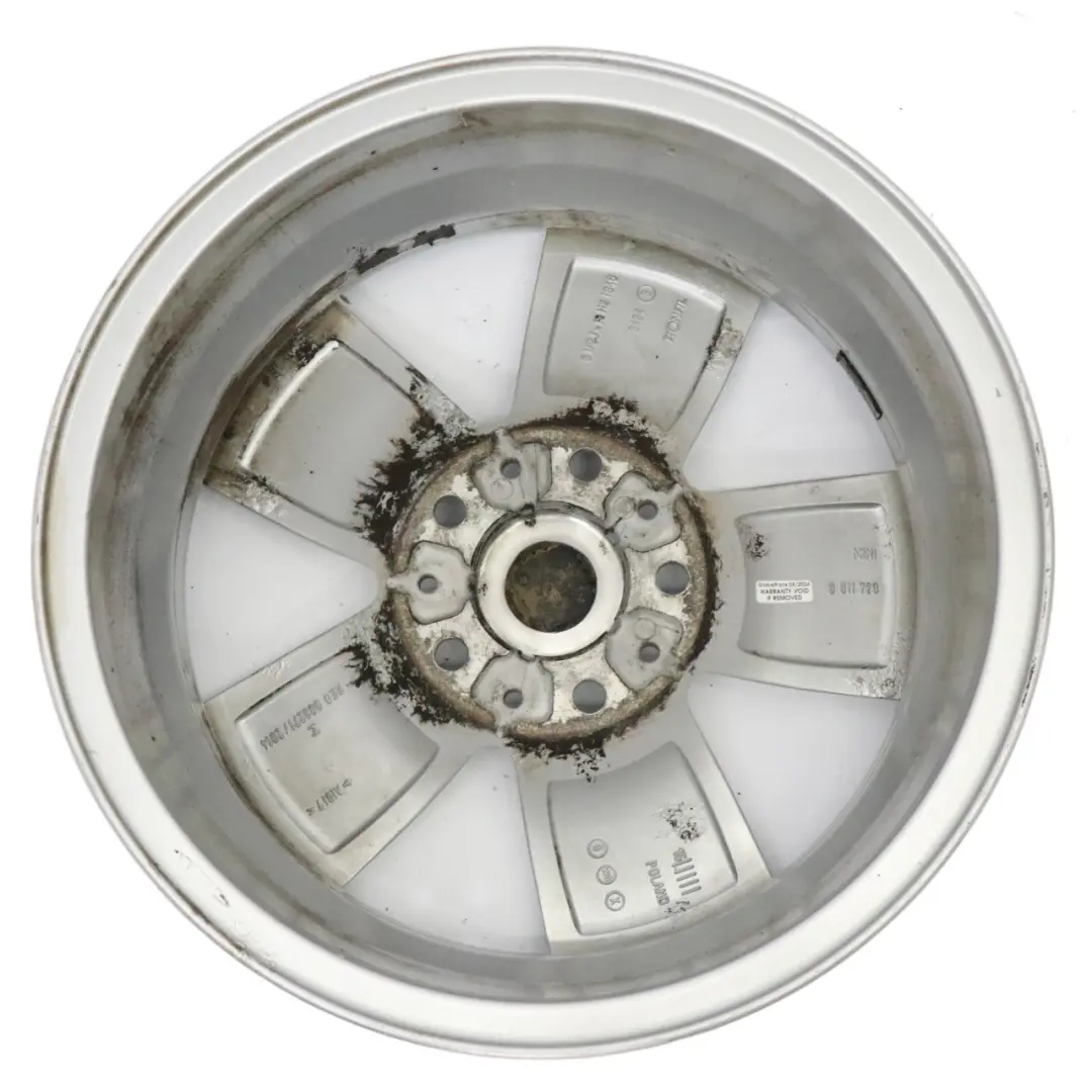 Mini R60 R61 Silver Wheel Alloy Rim 16" 6,5J ET:46 5 Star Air Spoke 140 - SKU 9811729-4 - Part number 9811729