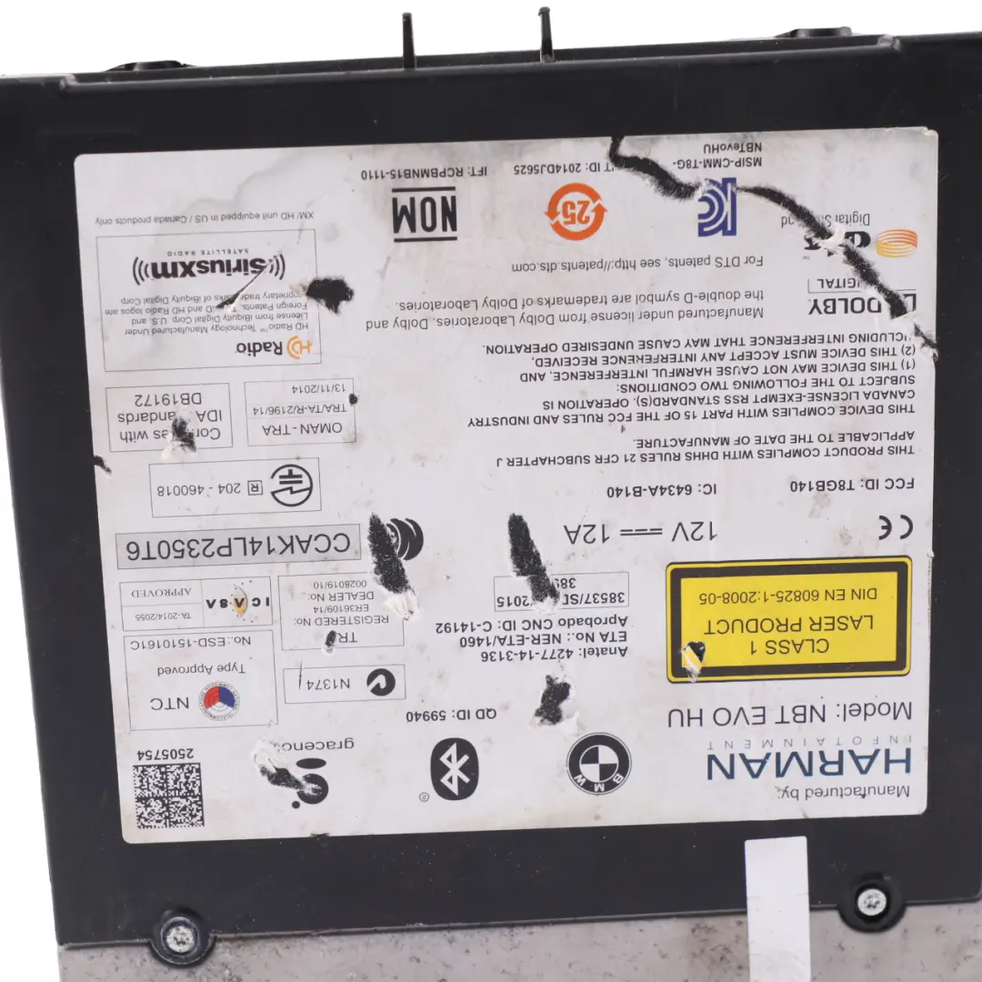 Navigation Head Unit BMW F20 F21 F30 F31 LCI F32 Radio CD Player High 2 - SKU 9867503-1 - Part number 9867503