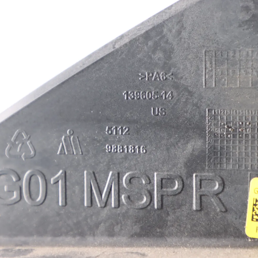 Bumper Bracket BMW X3 G01 F97 LCI Rear Bumper Absorber Right O/S Mount to with Part number 9881816 Bumper Bracket BMW X3 G01 F97 LCI Rear Bumper Absorber Right O/S Mount - SKU 9881816 - Part number 9881816