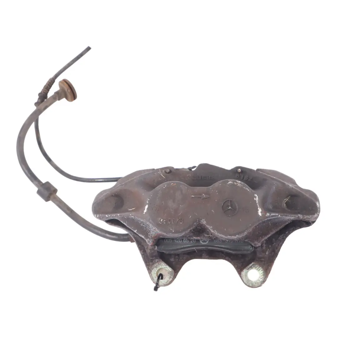 pinza freno delantero derecho unidad frenado rueda para Mercedes W140 con número de pieza A0004208583 Mercedes W140 pinza freno delantero derecho unidad frenado rueda - SKU A0004208583 - Número de pieza A0004208583