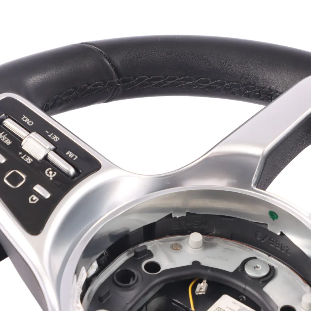  Steering Wheel Mercedes C118 W177 Black Leather Multifunction Paddle Shift - SKU A0004605804 - Part number A0004605804