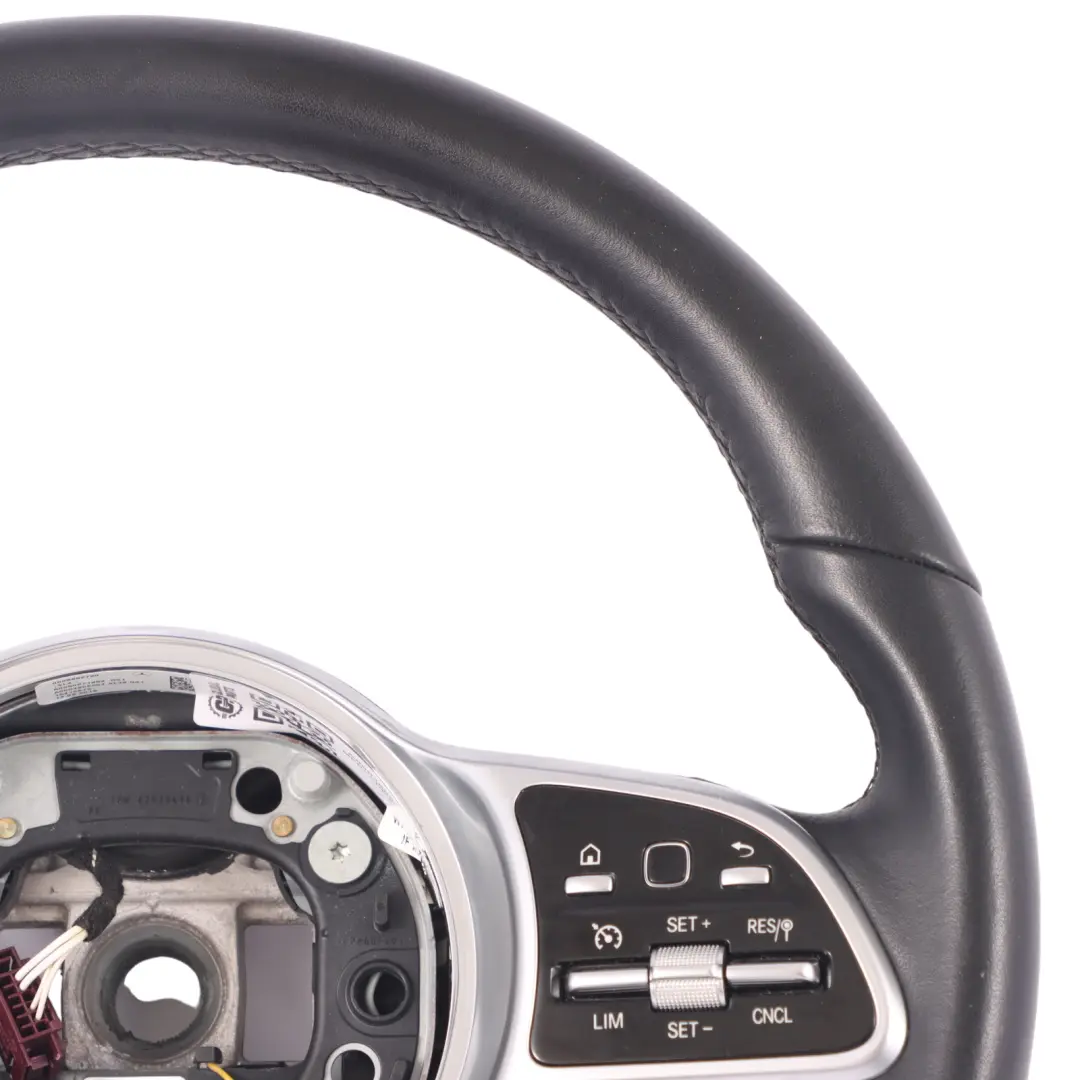 Steering Wheel Mercedes C118 W177 Black Leather Multifunction Paddle Shift - SKU A0004605804 - Part number A0004605804