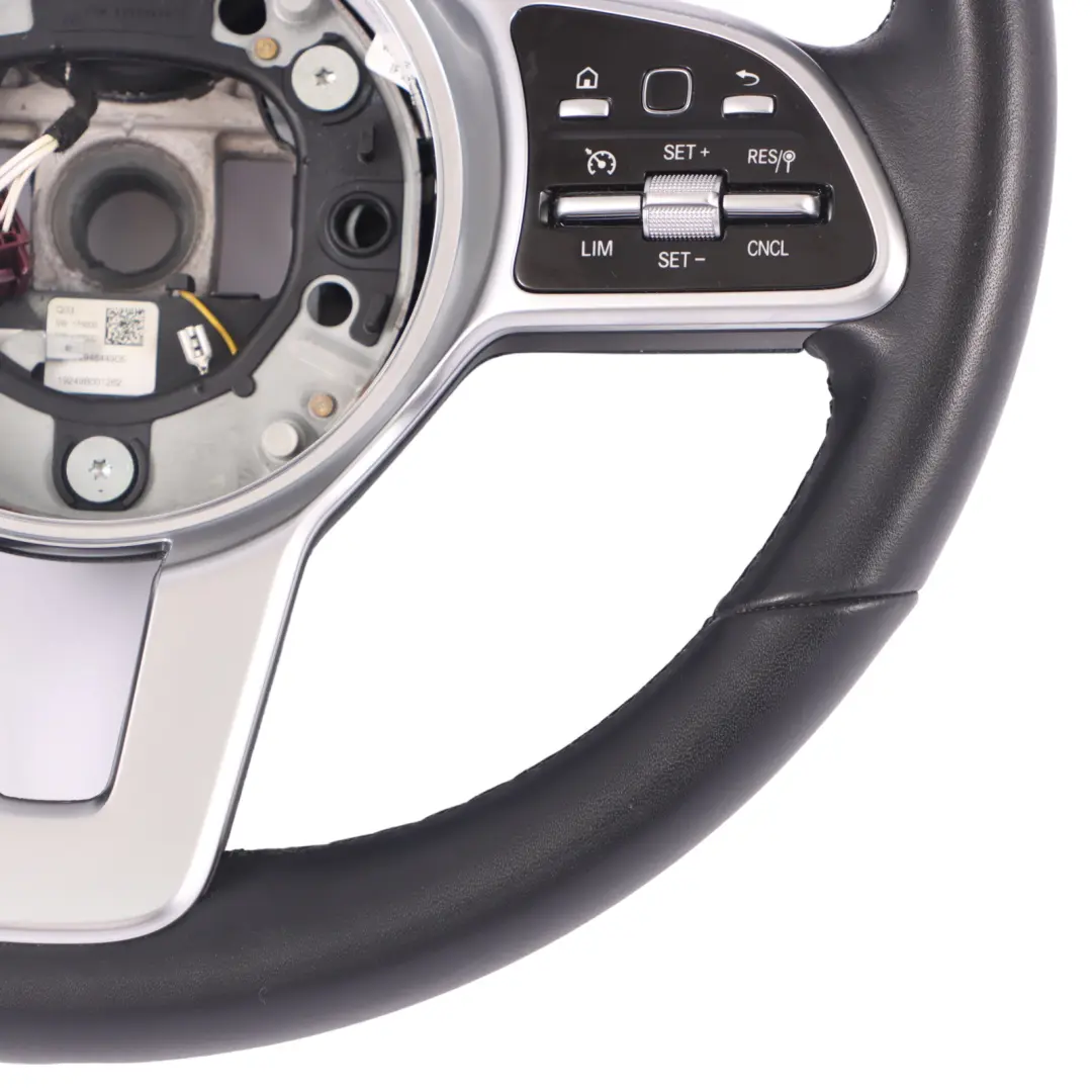  Steering Wheel Mercedes C118 W177 Black Leather Multifunction Paddle Shift - SKU A0004605804 - Part number A0004605804