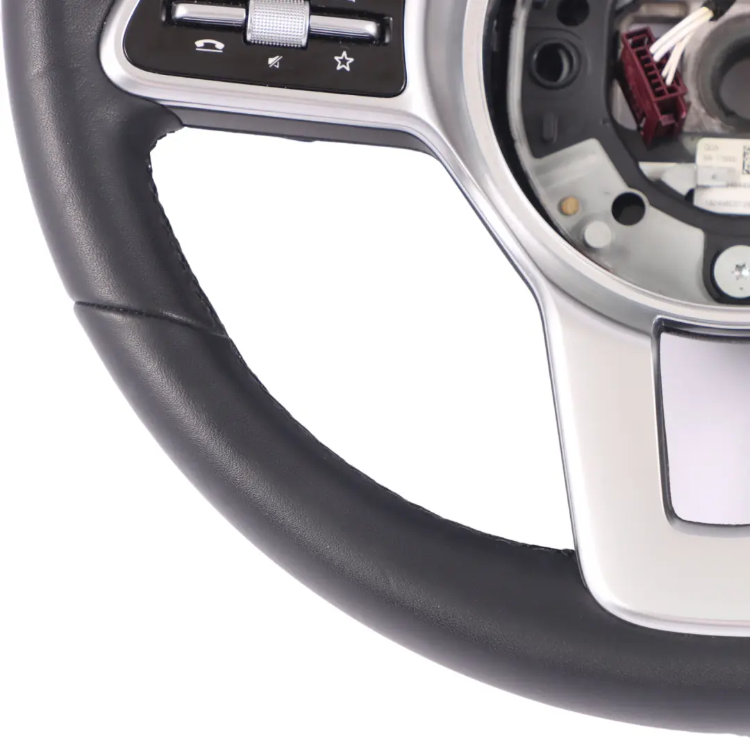  Steering Wheel Mercedes C118 W177 Black Leather Multifunction Paddle Shift - SKU A0004605804 - Part number A0004605804
