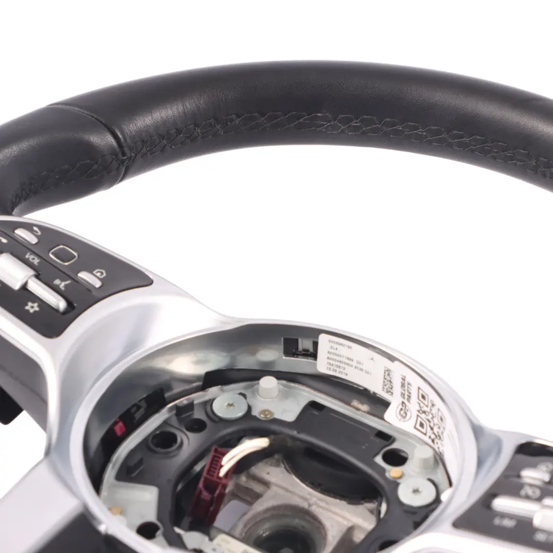  Steering Wheel Mercedes C118 W177 Black Leather Multifunction Paddle Shift - SKU A0004605804 - Part number A0004605804