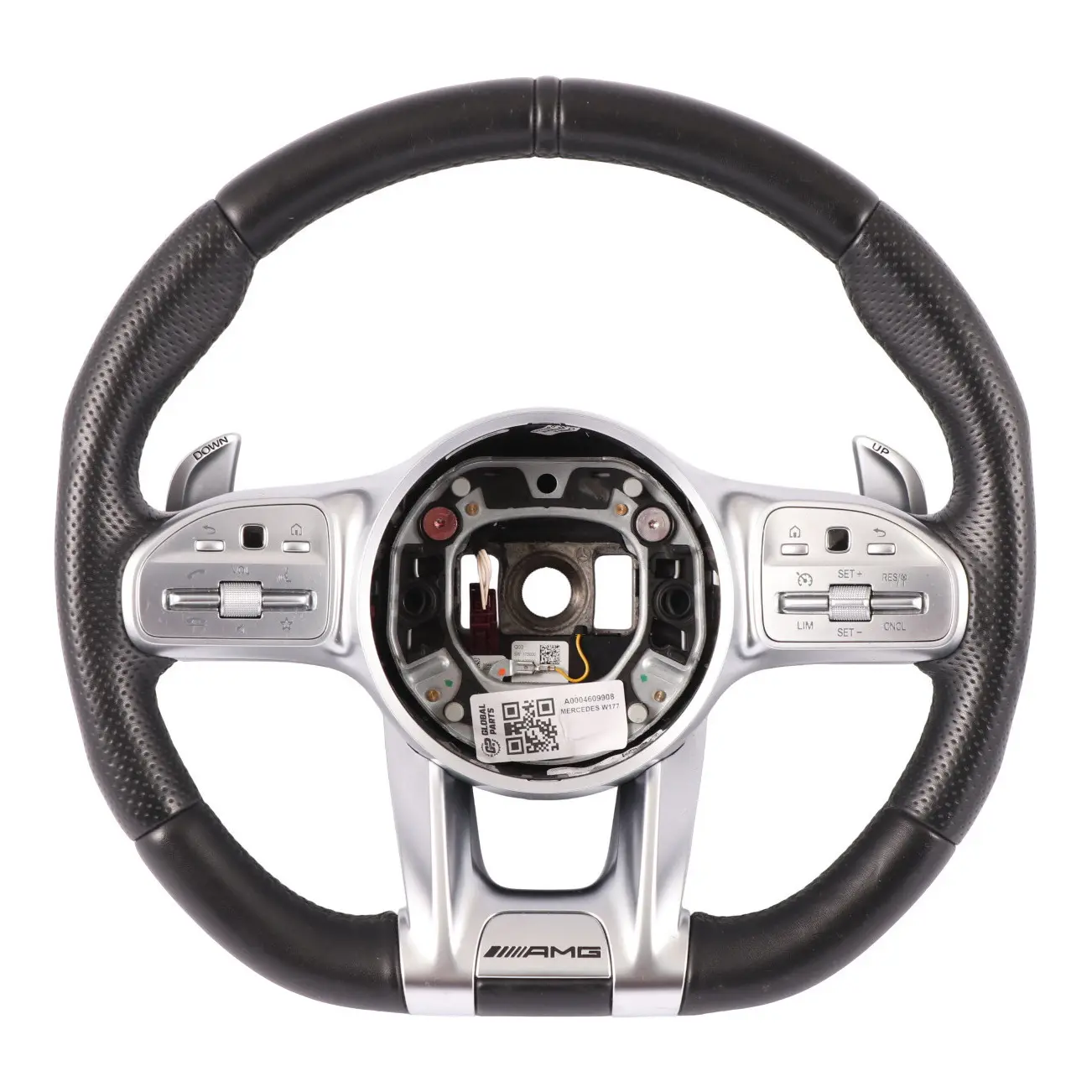 Volante Mercedes W177 V177 AMG Nero Pelle Cambio al volante A0004609908