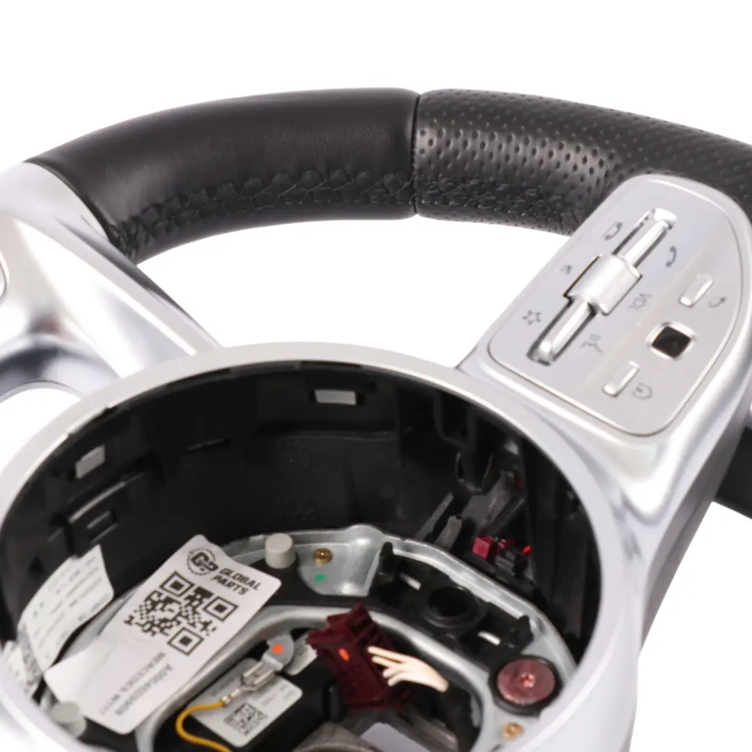 Lenkrad Mercedes W177 V177 AMG Schwarz Leder Schaltwippen für mit Teilenummer A0004609908 Lenkrad Mercedes W177 V177 AMG Schwarz Leder Schaltwippen - SKU A0004609908 - Teilenummer A0004609908