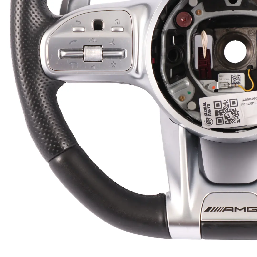 Lenkrad Mercedes W177 V177 AMG Schwarz Leder Schaltwippen für mit Teilenummer A0004609908 Lenkrad Mercedes W177 V177 AMG Schwarz Leder Schaltwippen - SKU A0004609908 - Teilenummer A0004609908