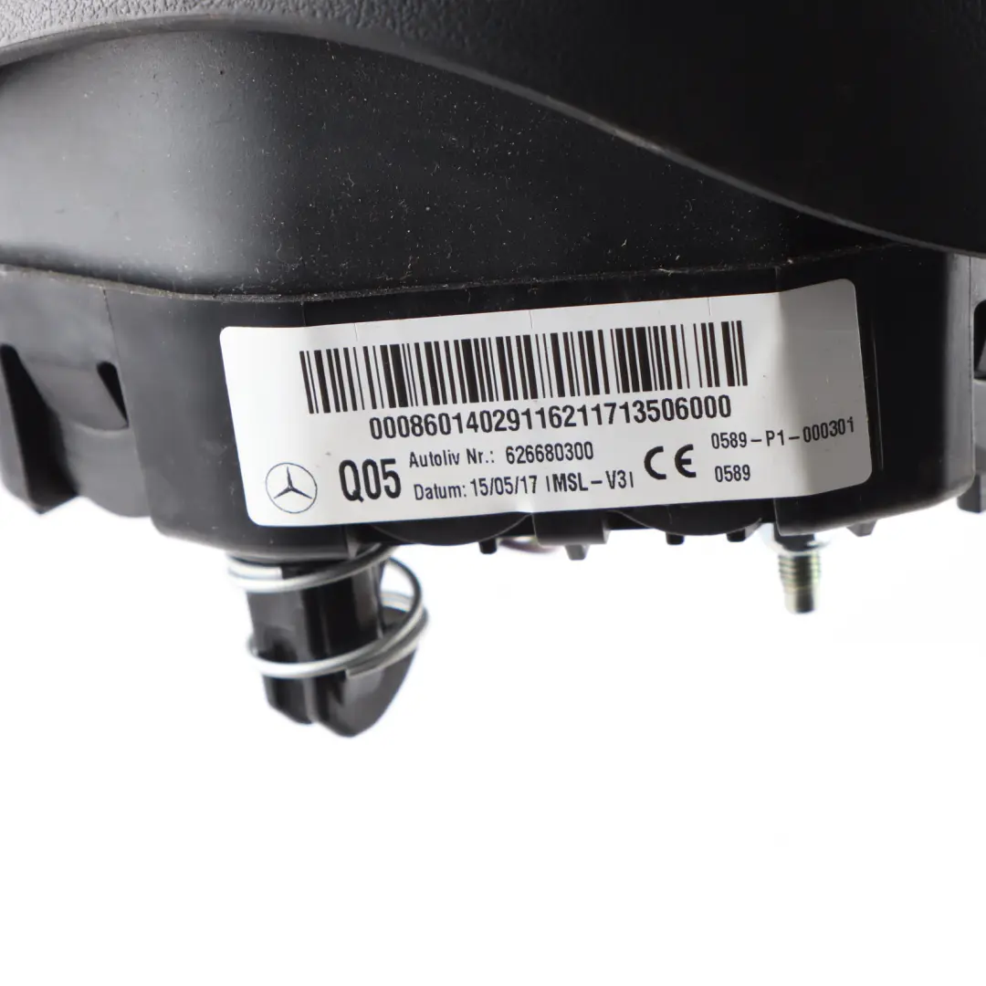 Steering Wheel Driver Air Module Damaged to Mercedes Vito W447 with Part number A0008601402 Mercedes Vito W447 Steering Wheel Driver Air Module Damaged - SKU A0008601402-2 - Part number A0008601402