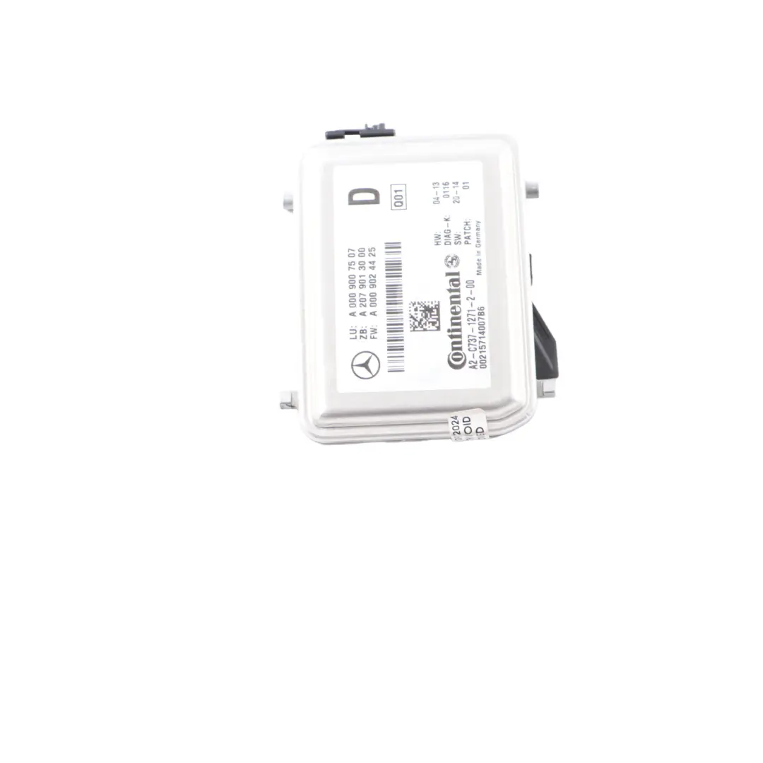 W207 Front Camera Line Assistant Control Unit Module to Mercedes with Part number A0009007507 Mercedes W207 Front Camera Line Assistant Control Unit Module - SKU A0009007507 - Part number A0009007507