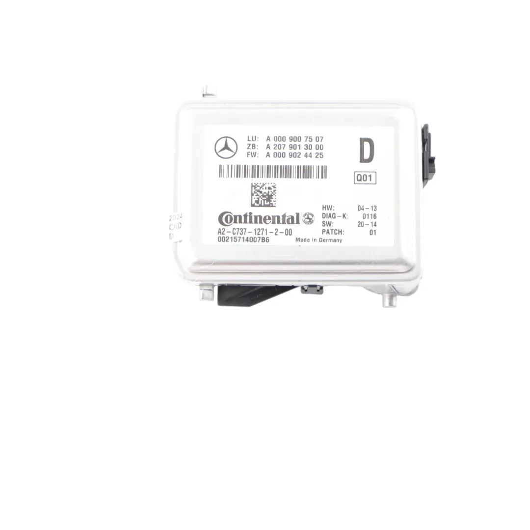 Mercedes W207 Front Camera Line Assistant Control Unit Module - SKU A0009007507 - Part number A0009007507