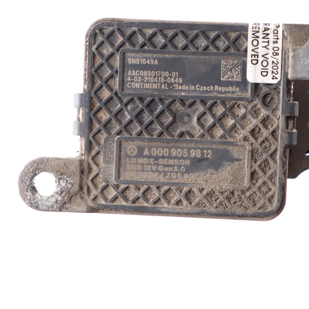 Mercedes W907 OM651 OM642 Capteur NOX Filtre à particules en aval - SKU A0009059812 - Numéro de pièce A0009059812
