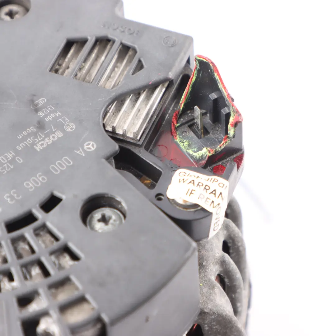 Mercedes W176 W246 OM651 Alternator Silnik Diesla 175A - SKU A0009063322-1 - Numer Części A0009063322