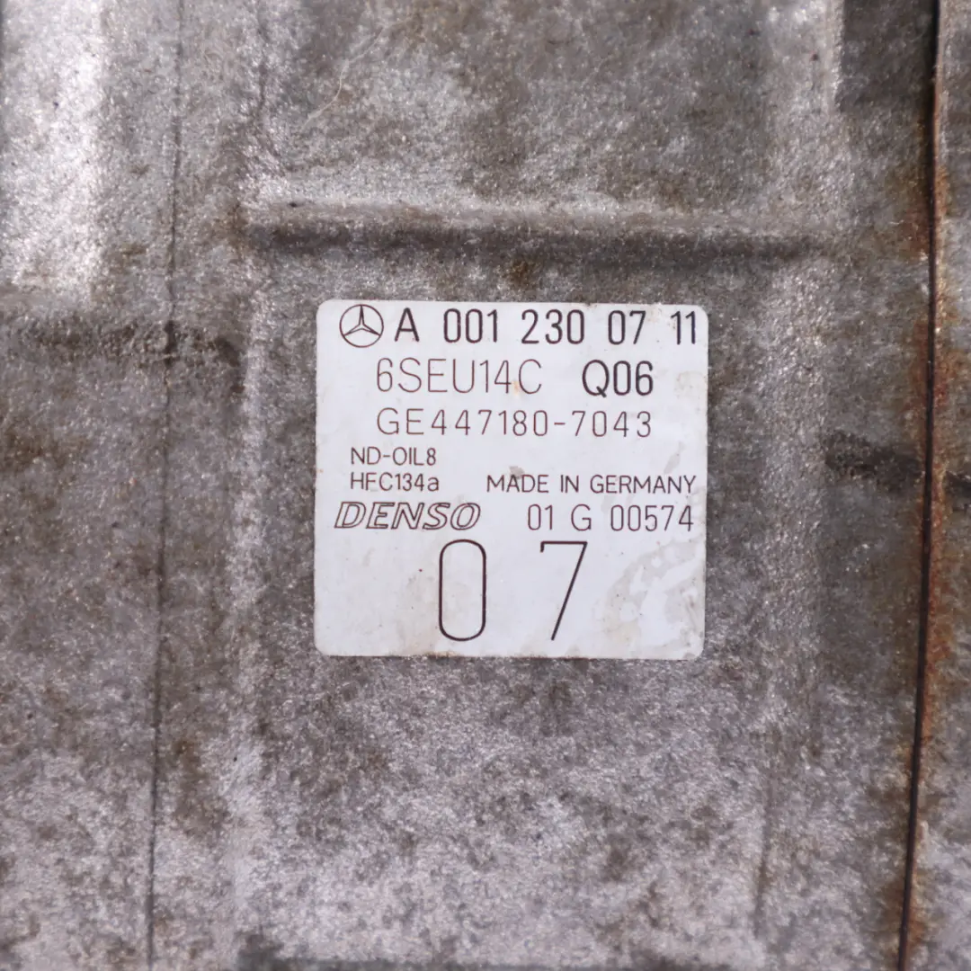Mercedes SLK R171 Benziner M272 Klimaanlage A/C Kompressor - SKU A0012305411-1 - Teilenummer A0012305411