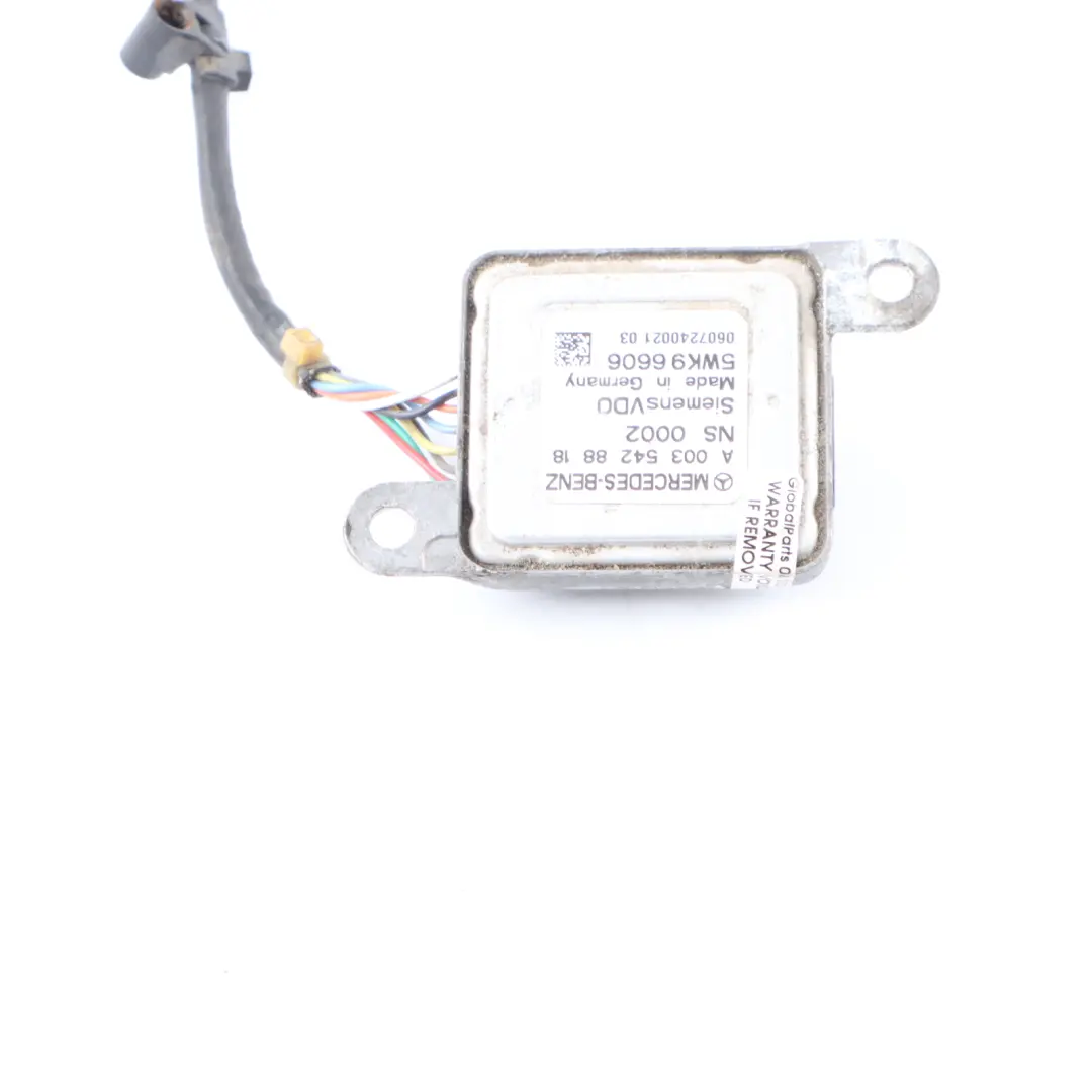 Mercedes W164 W211 W221 OM642 Sensor NOX Delantero L=615MM - SKU A0035428818 - Número de pieza A0035428818