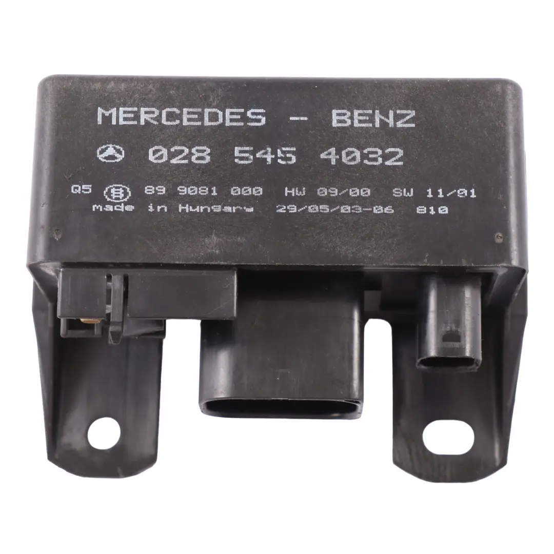Glow Plug Relay Module Unit to Mercedes W203 W210 W220 DIesel with Part number A0285454032 Mercedes W203 W210 W220 DIesel Glow Plug Relay Module Unit - SKU A0285454032 - Part number A0285454032