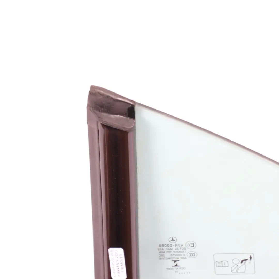 Glass Window Fixed Rear Door Right O/S AS2 to Mercedes CLA C117 Coupe with Part number A1177300218 Mercedes CLA C117 Coupe Glass Window Fixed Rear Door Right O/S AS2 - SKU A1177300218 - Part number A1177300218