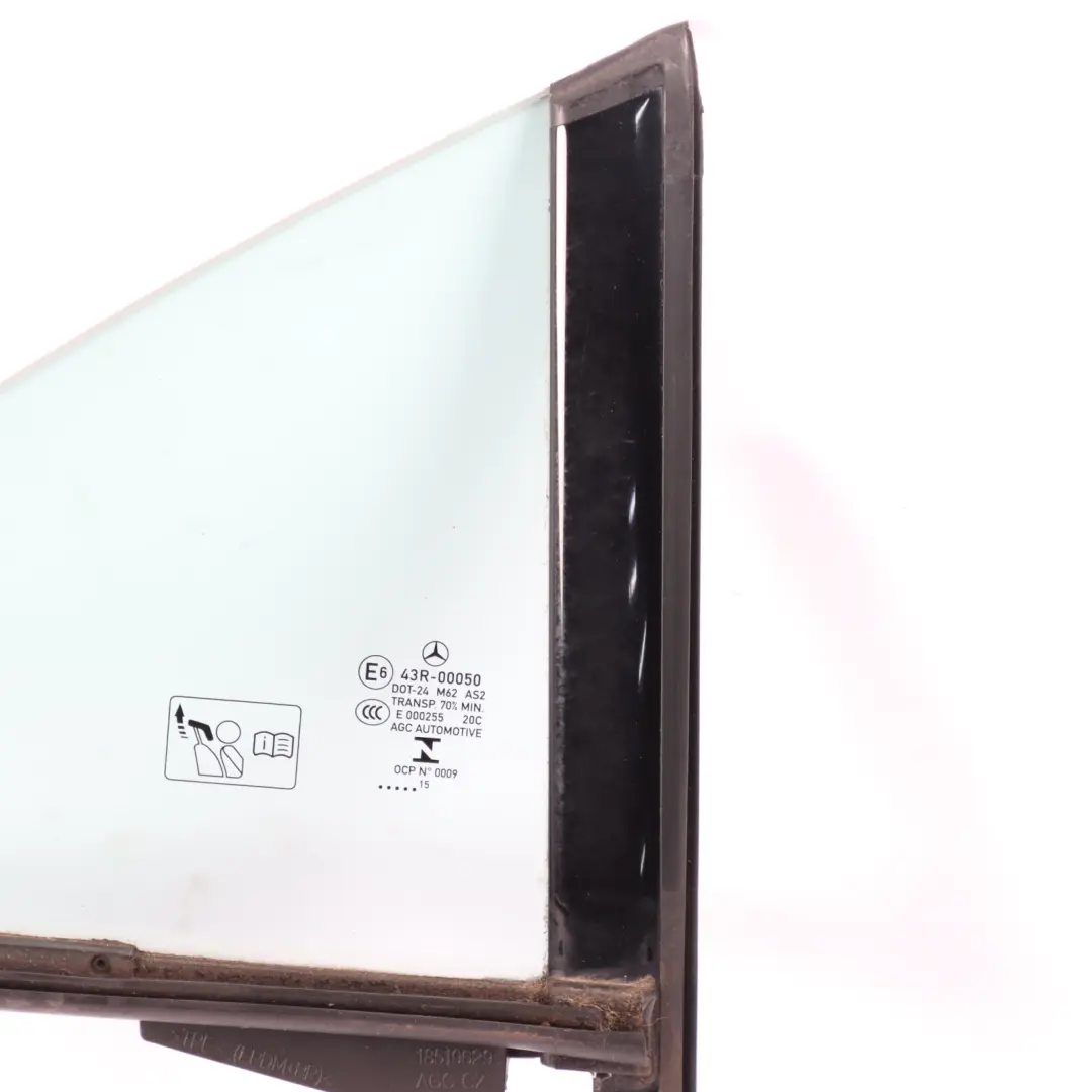 Glass Window Fixed Rear Door Right O/S AS2 to Mercedes CLA C117 Coupe with Part number A1177300218 Mercedes CLA C117 Coupe Glass Window Fixed Rear Door Right O/S AS2 - SKU A1177300218 - Part number A1177300218