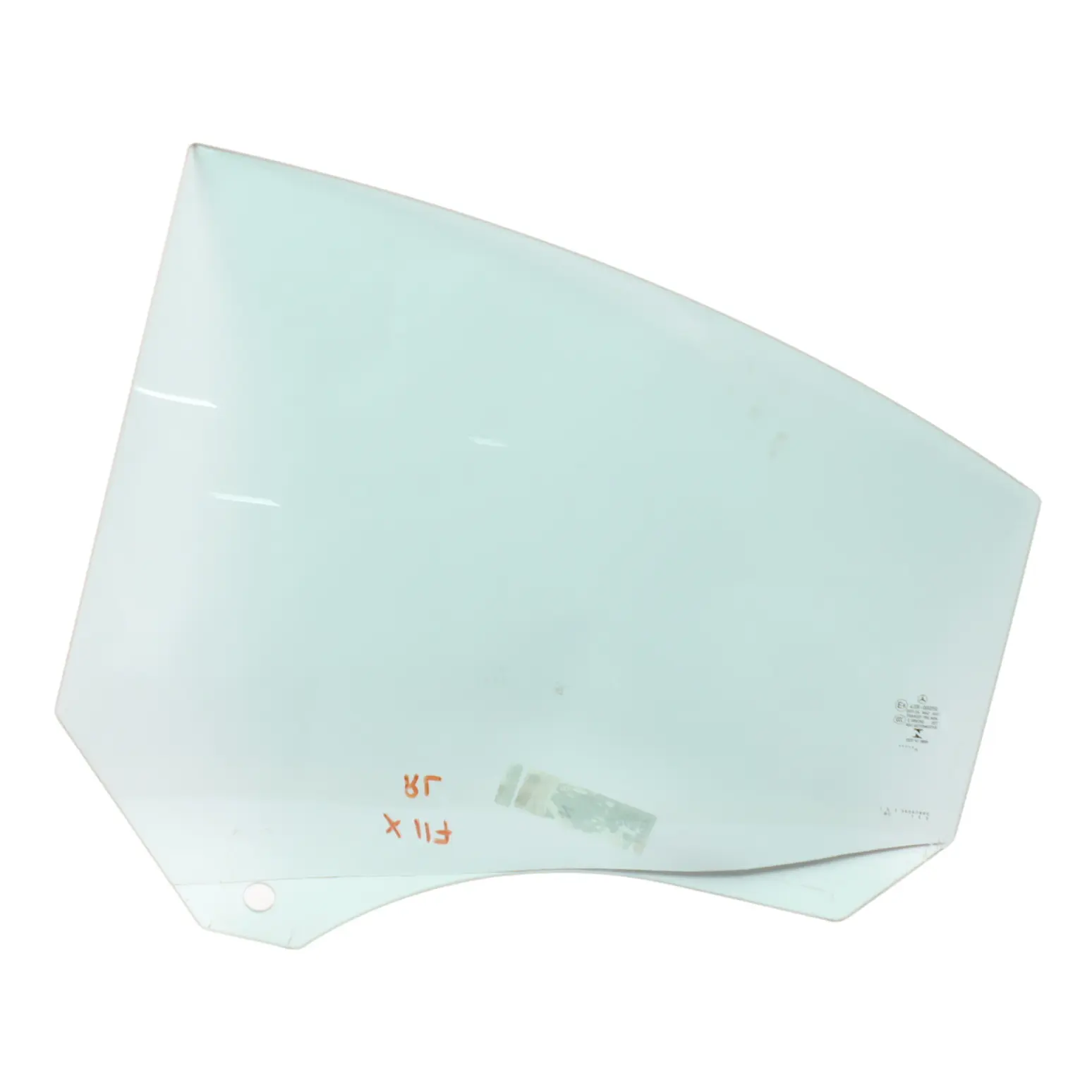 Mercedes C117 Rear Door Window Glass Glazing Left N/S Green AS2 A1177350110