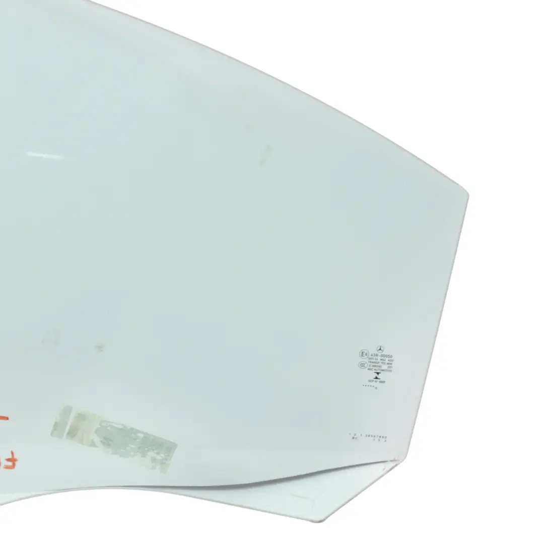 Mercedes C117 Fenêtre De Porte Arrière Vitrage Gauche Vert AS2 - SKU A1177350110 - Numéro de pièce A1177350110