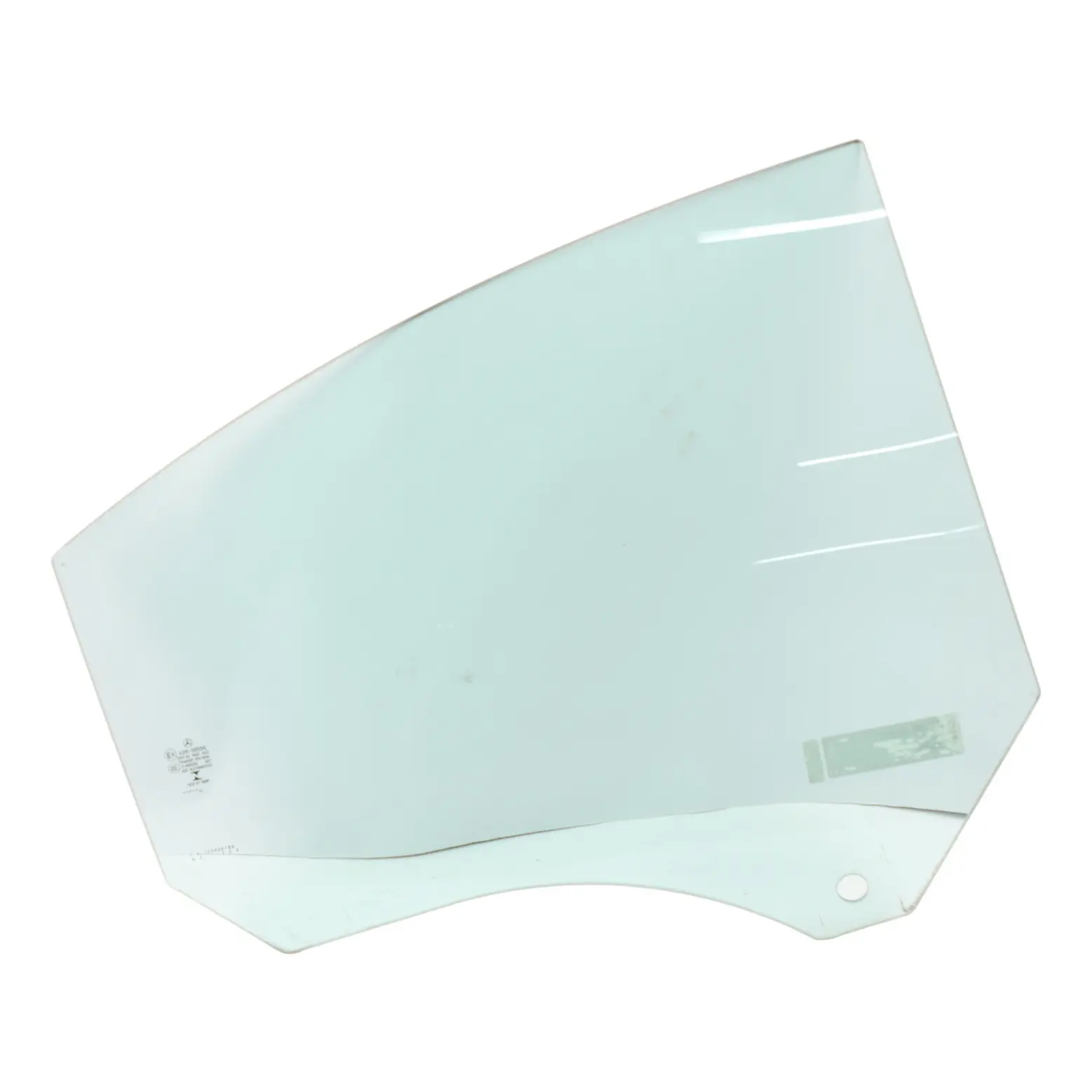 Mercedes C117 Rear Door Window Glass Glazing Right O/S Green AS2 A1177350210