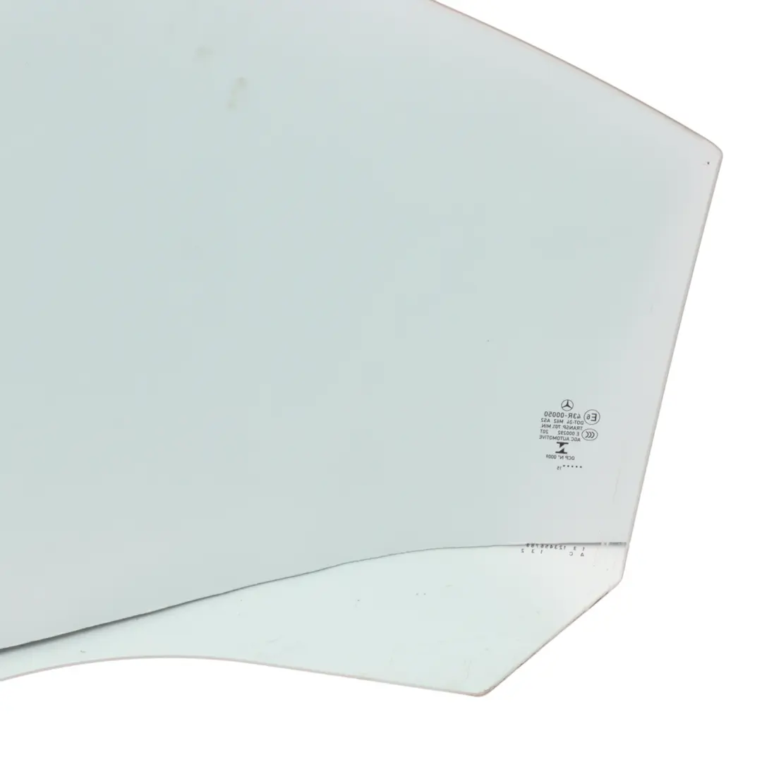 Mercedes C117 Rear Door Window Glass Glazing Right O/S Green AS2 - SKU A1177350210 - Part number A1177350210
