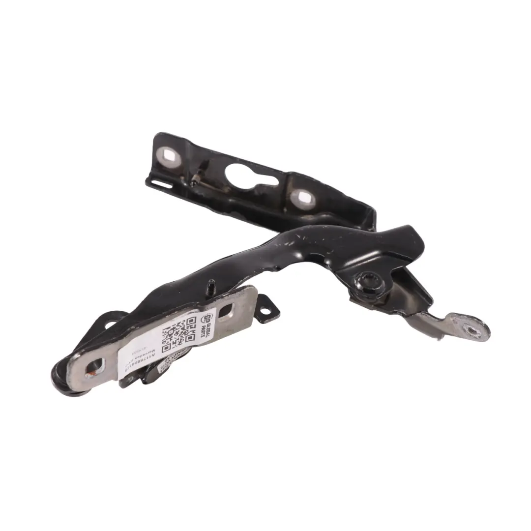 Capó Bisagra Delantera Izquierda Cosmic Black Metallic - 191 para Mercedes CLA C117 con número de pieza A1178800128 Mercedes CLA C117 Capó Bisagra Delantera Izquierda Cosmic Black Metallic - 191 - SKU A1178800128 - Número de pieza A1178800128