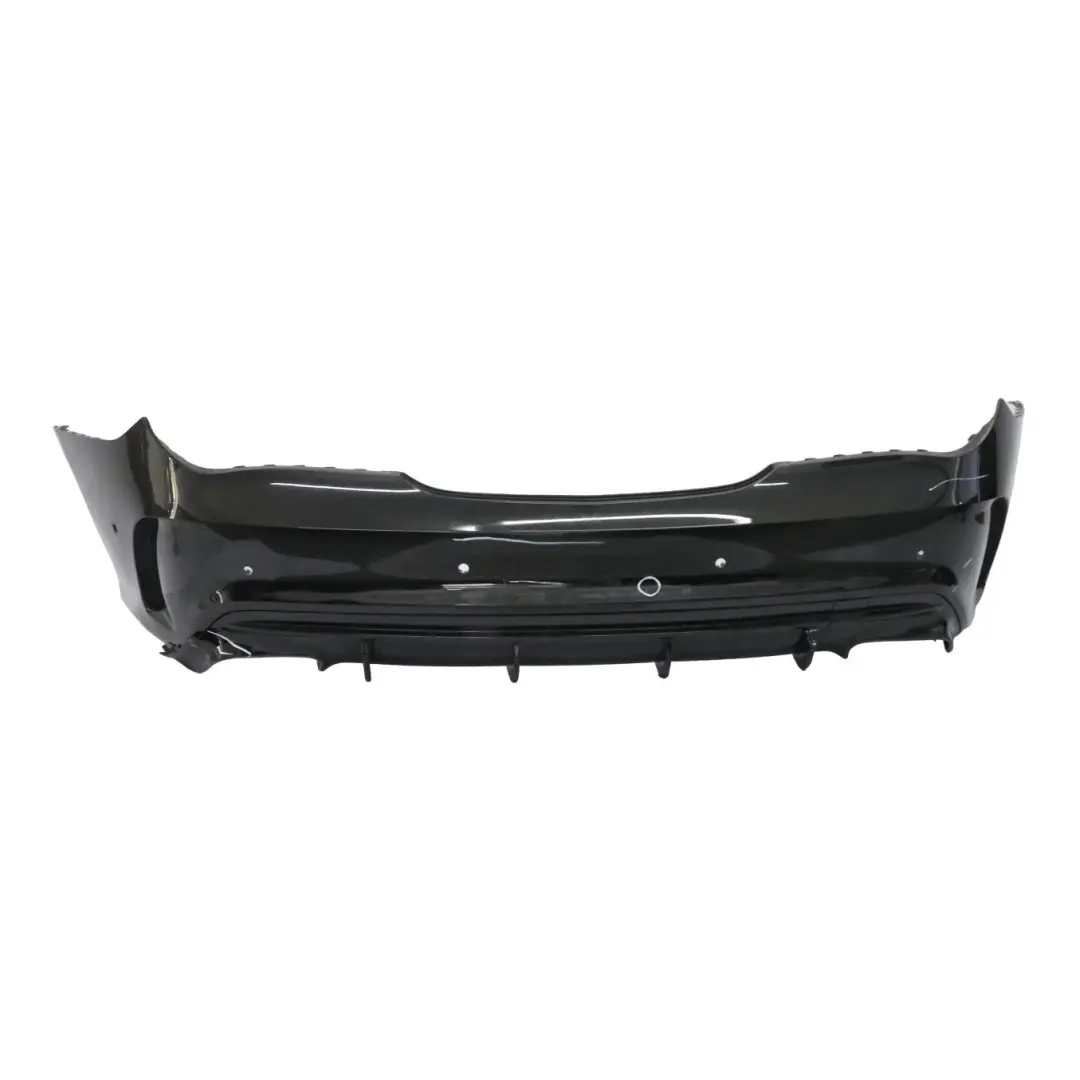 Mercedes C117 AMG Rear Bumper Trim Panel Cosmic Cosmos Black B13 - SKU A1178805040-KB - Part number A1178805040