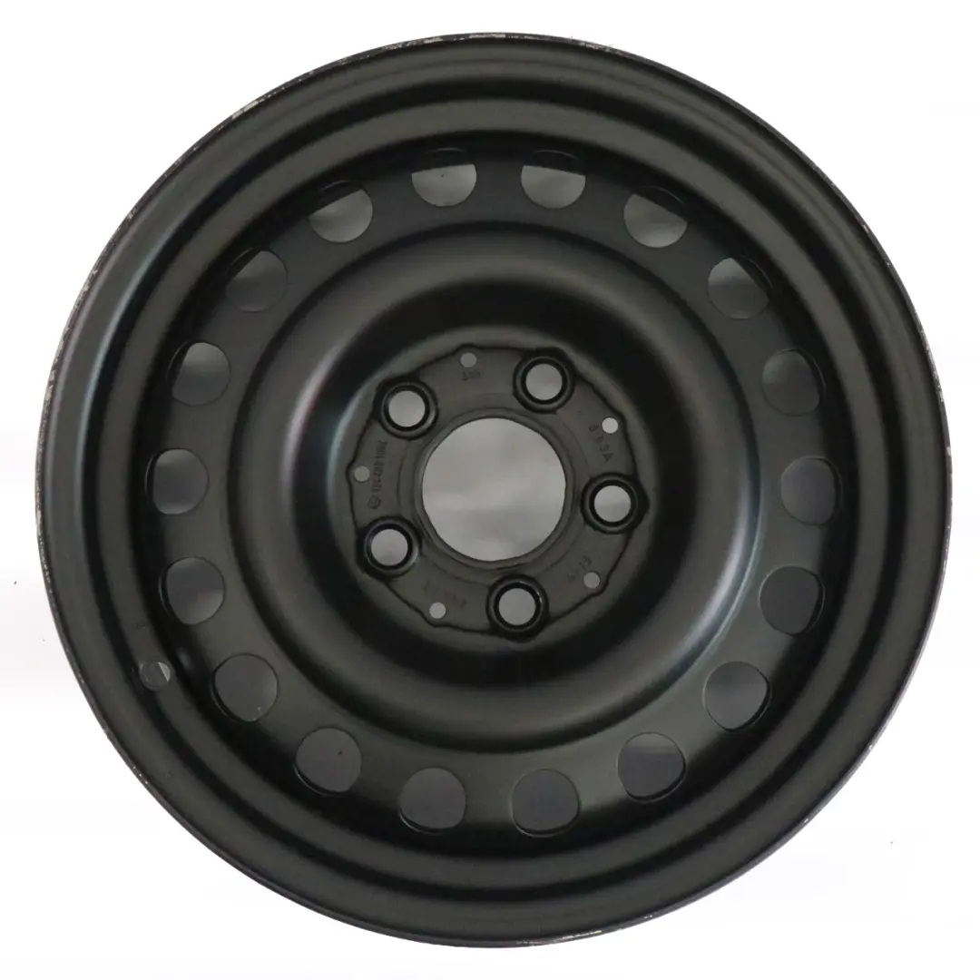 Mercedes W124 S124 Black Spare Wheel Rim Steel R15 6.5J - SKU A1244001002-2 - Part number A1244001002