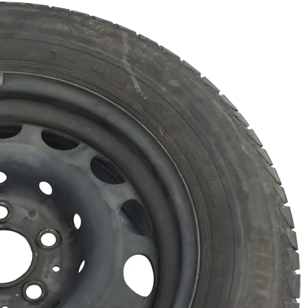 Mercedes C140 Roue de secours acier 16" Pneu Continental R16 235/60 - SKU A1404000802 - Numéro de pièce A1404000802