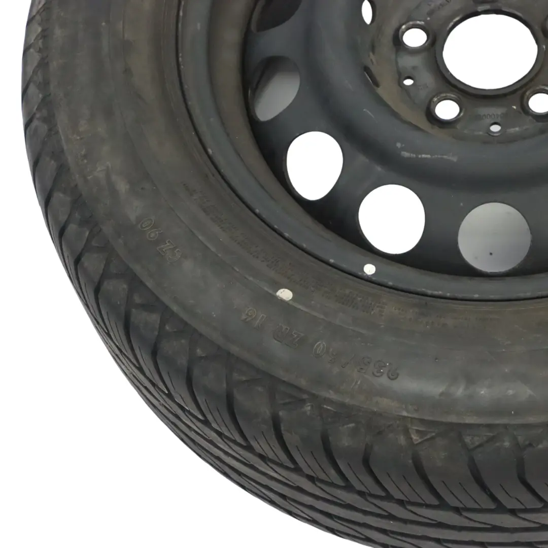 Ruota acciaio 16" 4J Pneumatico Continental R16 235/60 per Mercedes C140 con numero di parte A1404000802 Mercedes C140 Ruota acciaio 16" 4J Pneumatico Continental R16 235/60 - SKU A1404000802 - Numero di parte A1404000802