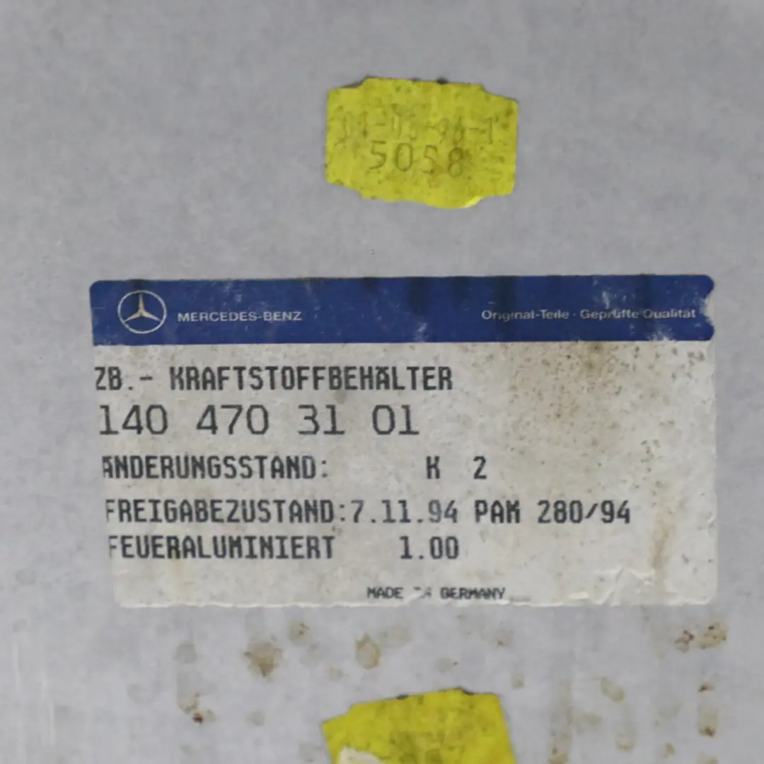 Mercedes C140 Kompletter Kraftstofftank Behälter 100L - SKU A1404704901 - Teilenummer A1404704901