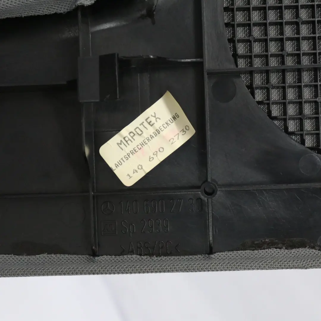 Haut parleur Arrière Gauche Panneau d'habillage pour Mercedes C140 à propos du numéro de pièce A1406902730 Mercedes C140 Haut parleur Arrière Gauche Panneau d'habillage - SKU A1406902730 - Numéro de pièce A1406902730