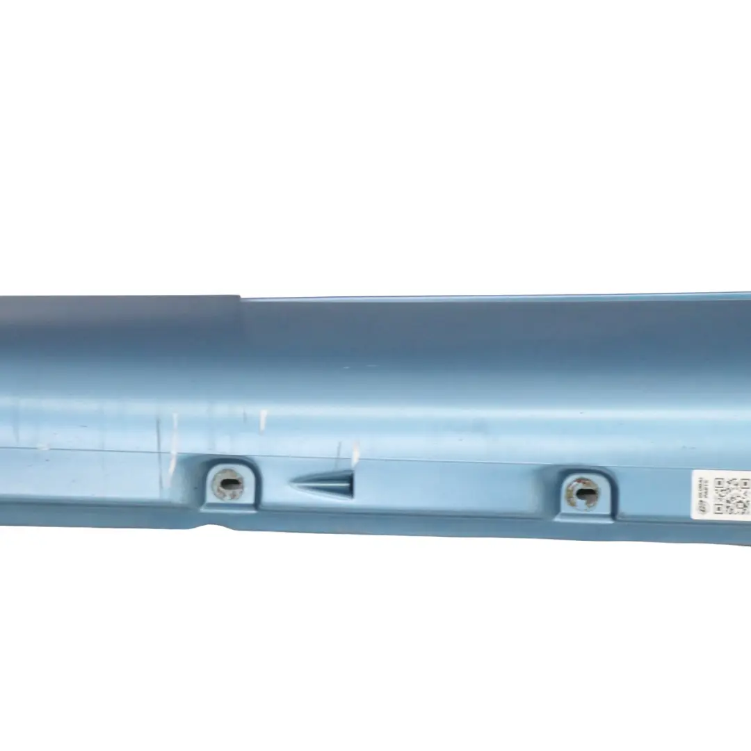 Mercedes SL C140 Faldón lateral derecho Cubre umbral Aquamarina blue - 341 - SKU A1406906840-AQB - Número de pieza A1406906840