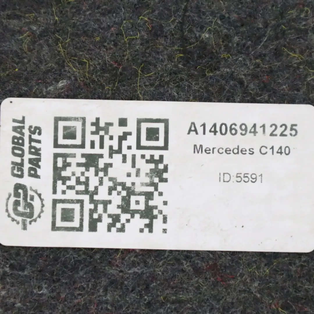Mercedes C140 Boot Lid Tailgate Cover Trim Rear Panel Carpet - SKU A1406941225 - Part number A1406941225