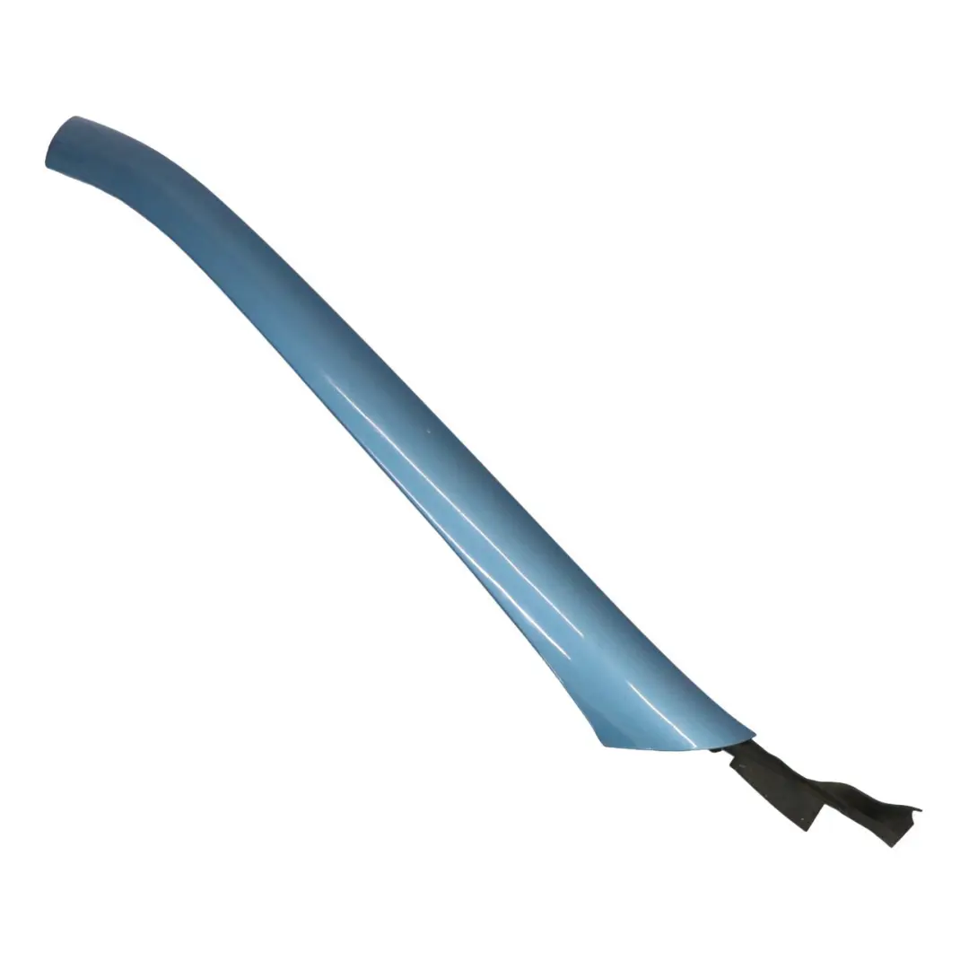 A-Pillar Column Trim Cover Front Right O/S Aquamarine Blue - 341 to Mercedes C140 with Part number A1406980889 Mercedes C140 A-Pillar Column Trim Cover Front Right O/S Aquamarine Blue - 341 - SKU A1406980889-AQB - Part number A1406980889