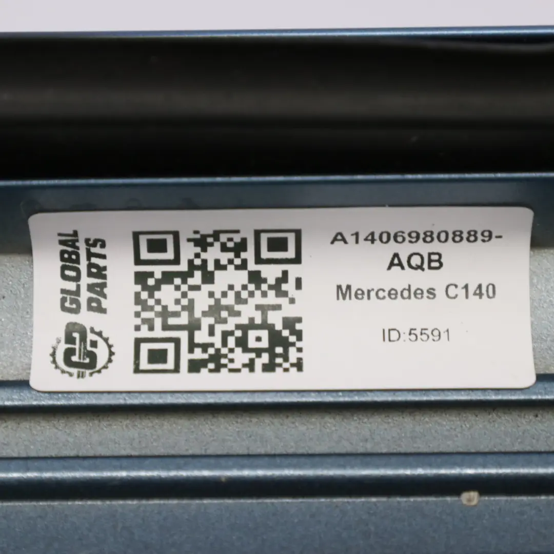 Mercedes C140 A-Pilar Columna Tapa Delantera Izquierda Azul Aguamarina - 341 - SKU A1406980889-AQB - Número de pieza A1406980889
