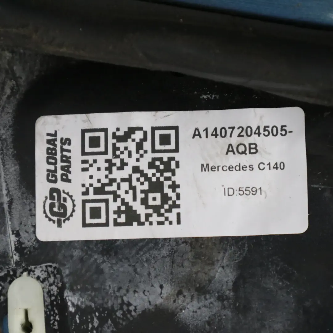 Porta anteriore sinistra Blu acquamarina metallizzato - 341 per Mercedes C140 con numero di parte A1407204505 Mercedes C140 Porta anteriore sinistra Blu acquamarina metallizzato - 341 - SKU A1407204505-AQB - Numero di parte A1407204505