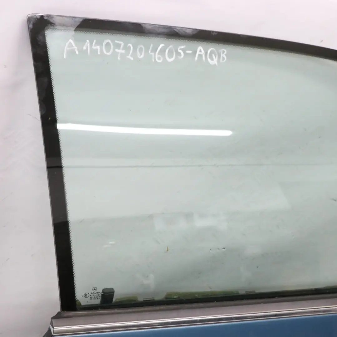 Door Front Right O/S Aquamarine Blue Metallic - 341 to Mercedes CL C140 with Part number A1407204605 Mercedes CL C140 Door Front Right O/S Aquamarine Blue Metallic - 341 - SKU A1407204605-AQB - Part number A1407204605